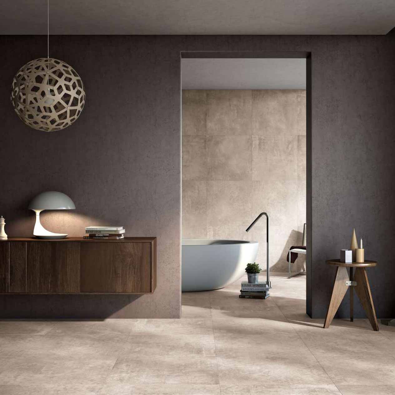Urban 4 Salle de bains avec carrelage imitation béton Urban