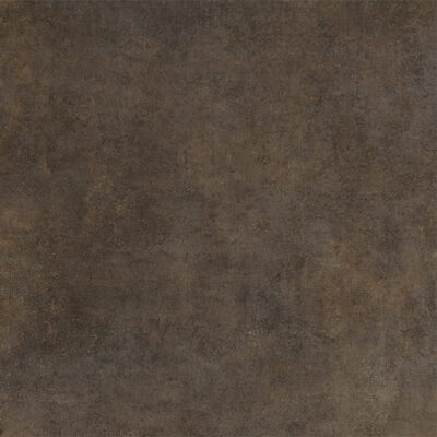 Carrelage imitation métal, Shabby Brown. De couleur brune avec taches couleurs rouille