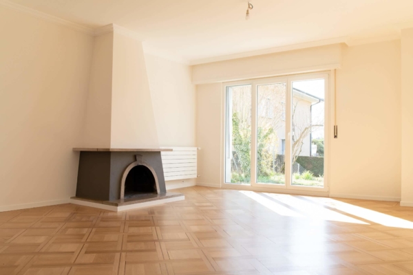 Rénovation d'une maison, peinture, parquet et carrelage à Pully, Vaud