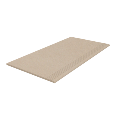 Carrelage pour marche en grès cérame de la Collection Just Beige Marche, couleur beige